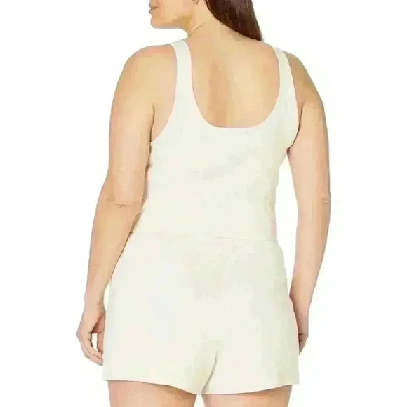 NWT The Drop Women's Angelica Cropped Supersoft Scoop-Neck Tank Sz 2X - Picture 2 of 13